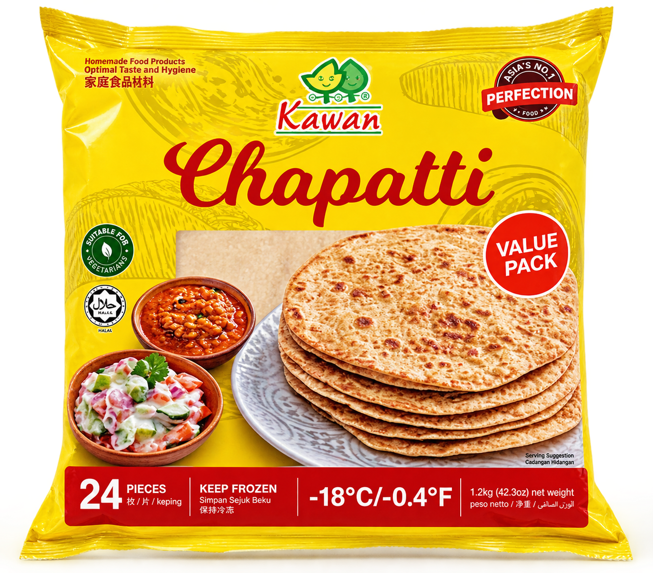 Kawan Chapatti 14 Oz
