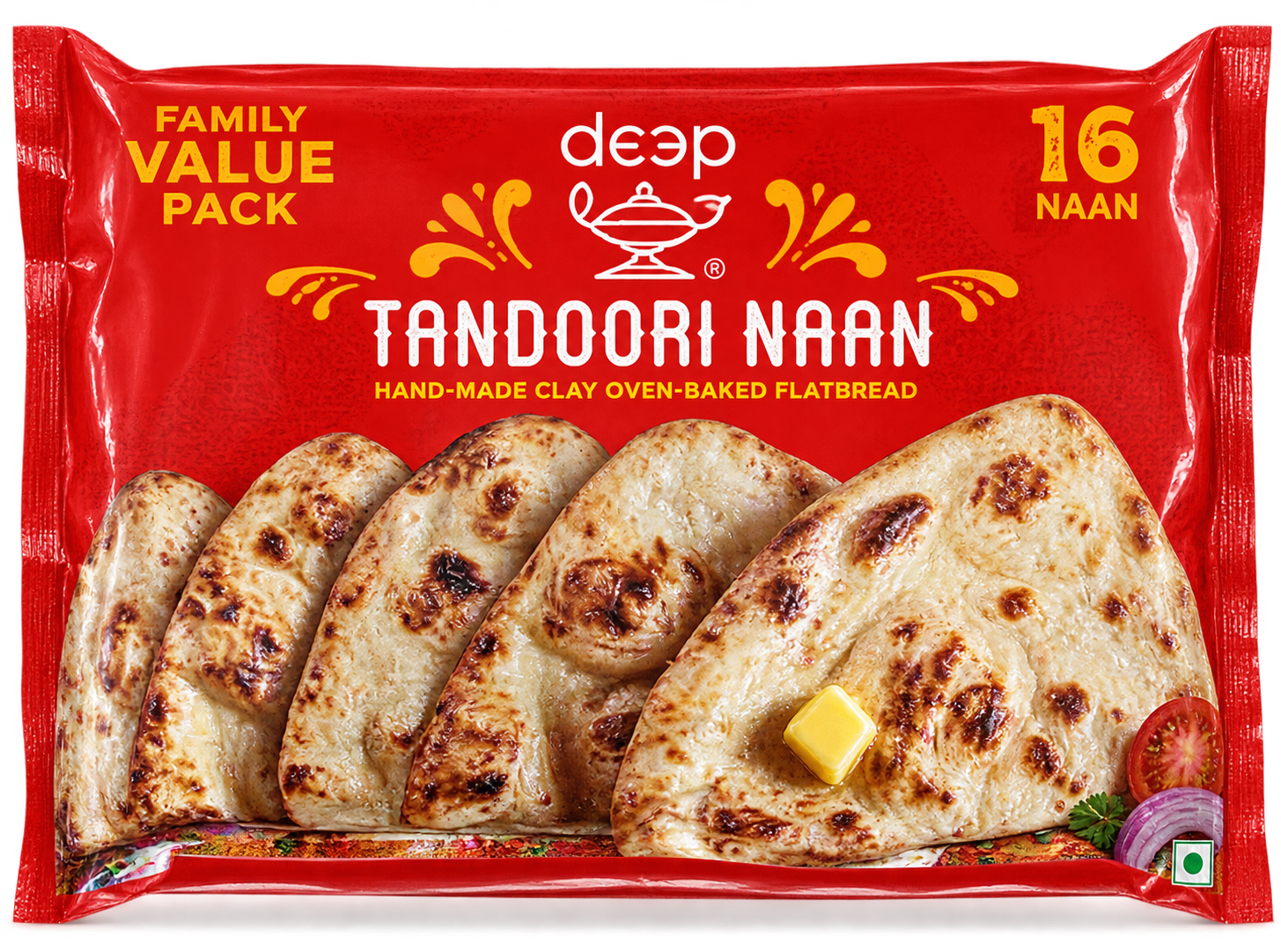 Deep Tandoori Nan 16pcs