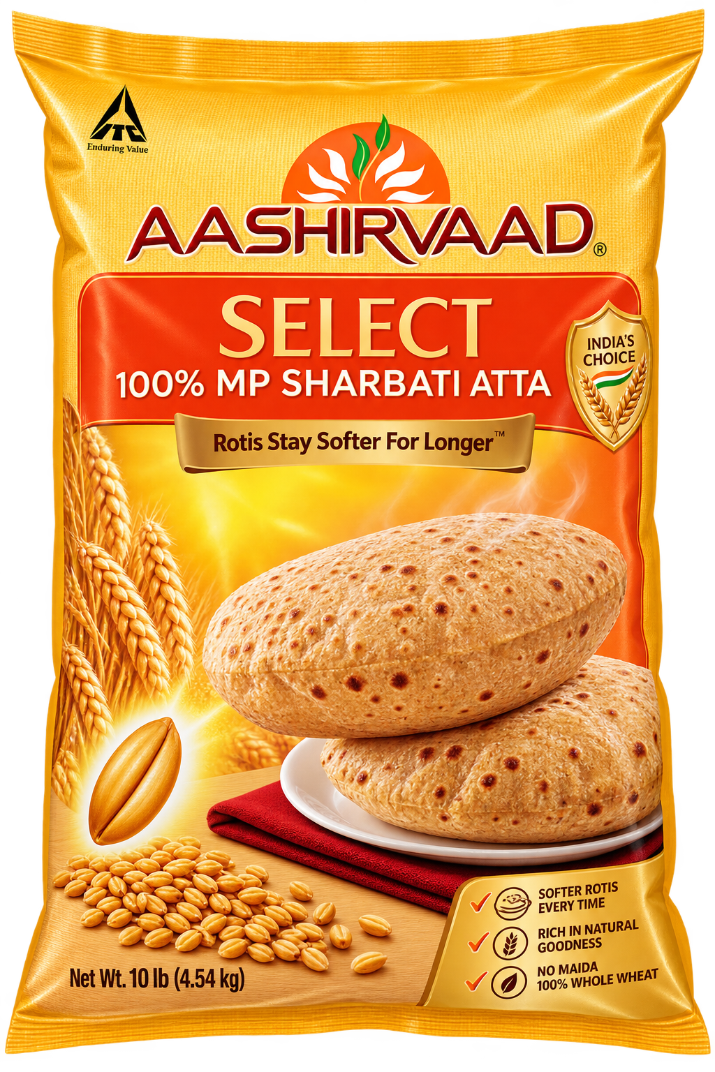 AAshirvaad Atta 10lb